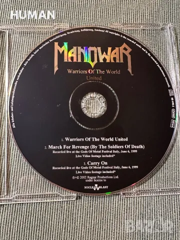 Manowar, снимка 7 - CD дискове - 47728882