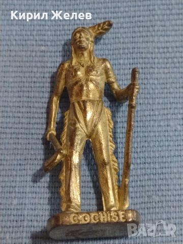 Метална фигура играчка KINDER SURPRISE C. OCHISE индианец рядка за КОЛЕКЦИОНЕРИ 18468