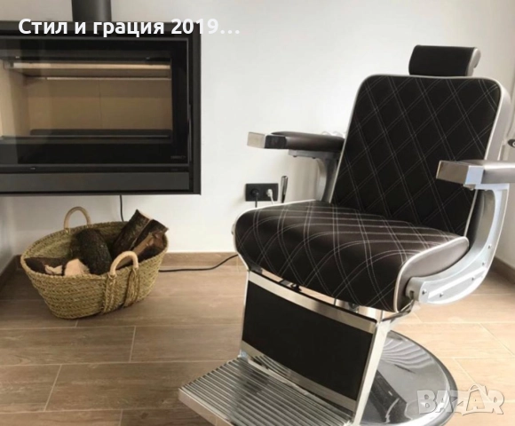 Бръснарски стол Karl, снимка 8 - Бръснарски столове - 44599567