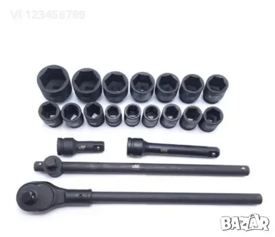 Гедоре на 1/2"- 21 части с ударни вложки, снимка 2 - Гедорета - 50786519