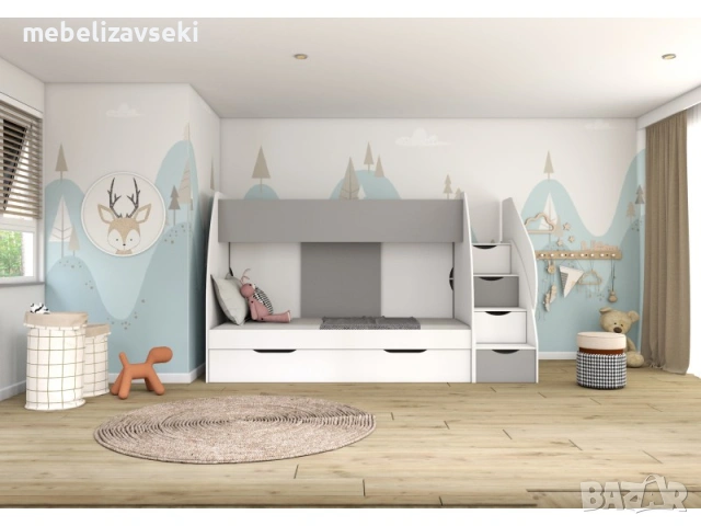 Ново! Двуетажно легло MARCINEK + 2 матрака, снимка 4 - Спални и легла - 53807433