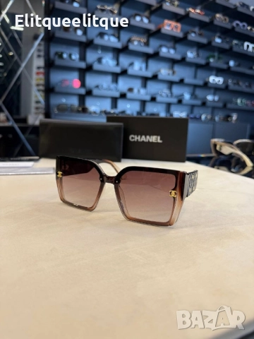 очила с черен обикновен калъф и Ув защита chanel, снимка 7 - Слънчеви и диоптрични очила - 52225544