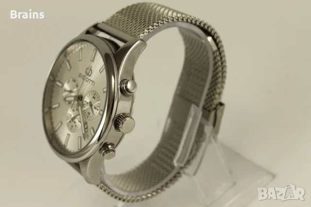 BIGOTTI MILANO Мъжки Кварцов Часовник Dual Time, снимка 5 - Мъжки - 51020074