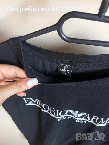 Тениска на emporio Armani , снимка 2 - Тениски - 52017260