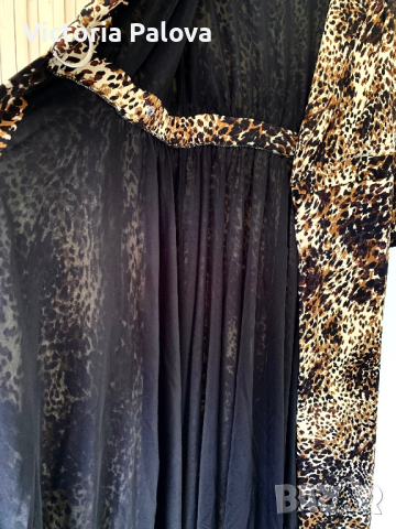 Невероятно красива рокля  леопардов принт ESPIGA, снимка 10 - Рокли - 44978832
