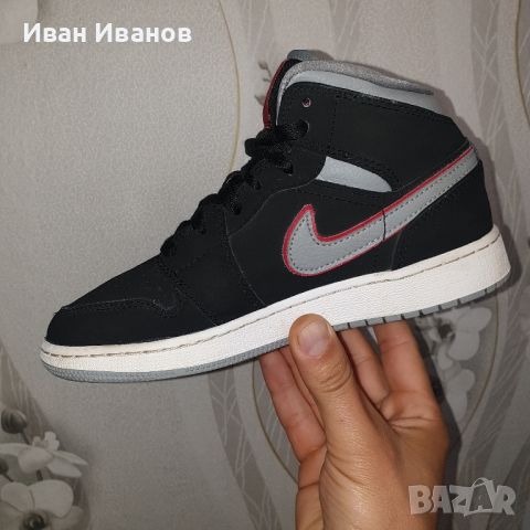 NIKE AIR JORDAN 1 MID GS оригинални маратонки номер 36, снимка 8 - Маратонки - 45233474