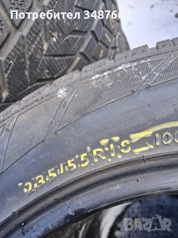 235 55 18 DUNLOP 4броя зимни , снимка 4 - Гуми и джанти - 53069903