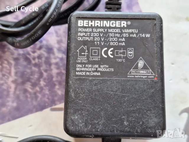 ✅ЗАХРАНВАЩ КАБЕЛ BEHRINGER VAMPEU❗, снимка 2 - Други - 48896618