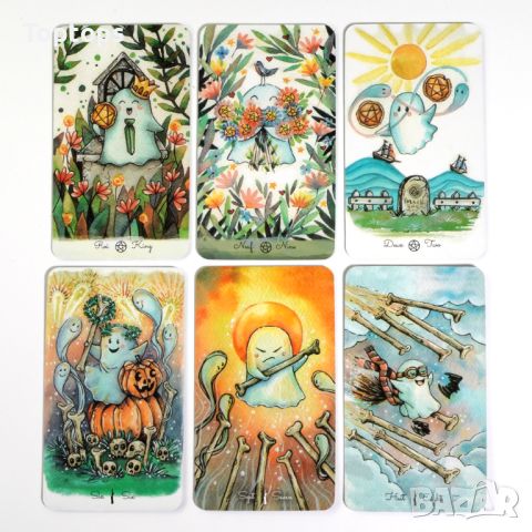 Таро: Boo Tarot & The Nightmare Before Christmas & Shadowland Tarot, снимка 8 - Карти за игра - 45388993