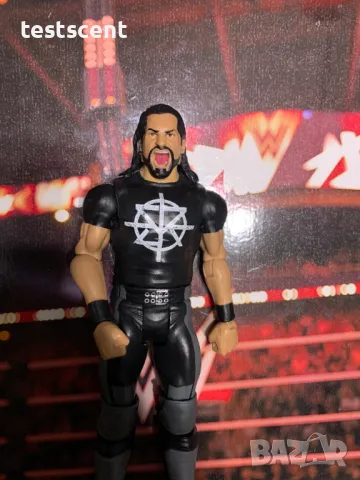 Екшън фигура WWE Seth Rollins Сет Ролинс The Visionary Mattel Basic играчка , снимка 11 - Фигурки - 49171591