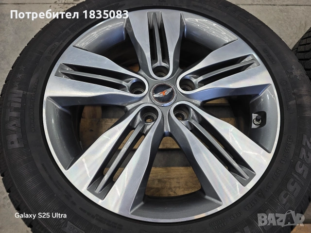 Лети джанти 18ки 5х114.3 Hyundai, Kia + зимни гуми 225/55/18 Platin, снимка 4 - Гуми и джанти - 53342254