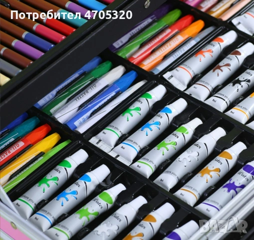 Творчески комплект за рисуване с изключително разнообразие от цветове, снимка 2 - Рисуване и оцветяване - 53066033