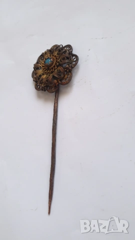 Възрожденски накит -игла, снимка 5 - Антикварни и старинни предмети - 53644714