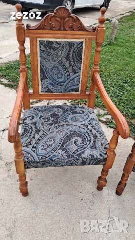 Канапе и две кресла орех, снимка 3 - Дивани и мека мебел - 52456718