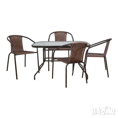 Градински комплект маси и столове , снимка 1 - Градински мебели, декорация  - 45551322