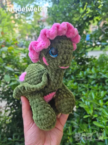 Ръчно Изплетена Костенурка "Амигуруми", снимка 2 - Плюшени играчки - 50131164