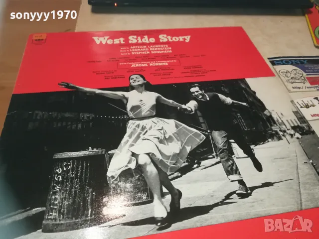 WEST SIDE STORY-MADE IN ENGLAND-ПЛОЧА 1609240941, снимка 4 - Грамофонни плочи - 47253270