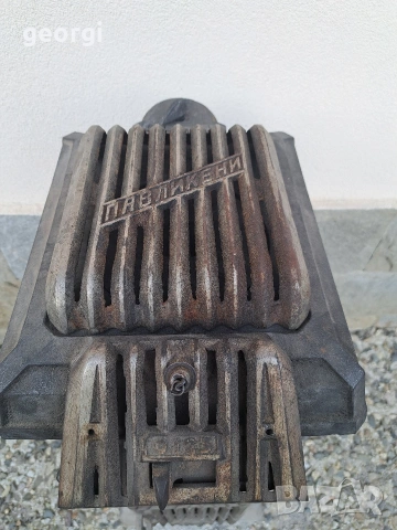 стара българска чугунена печка на дърва, снимка 5 - Печки, фурни - 54249155