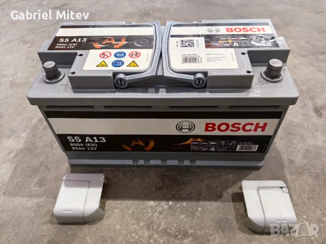 Акумулатор AGM Bosch 95Ah/850A S5 A13, снимка 1 - Части - 49553850