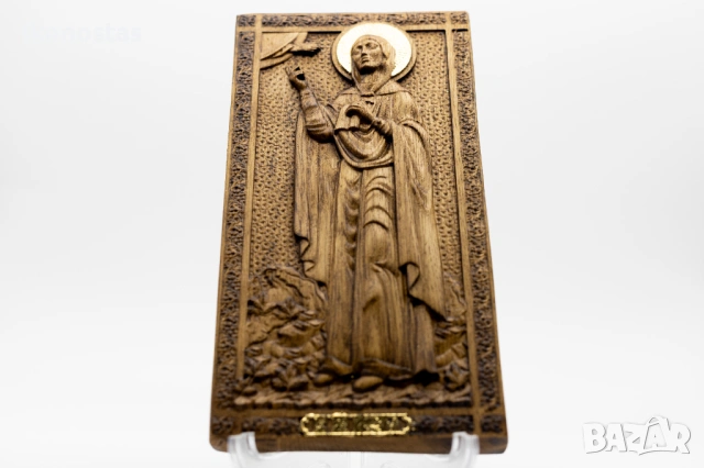 Позлатена релефна икона на света мъченица Наталия