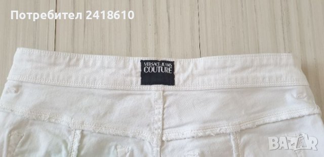  VERSACE JEANS COUTURE Crop Womens Size 28 ОРИГИНАЛ! Дамски Дънки!, снимка 11 - Дънки - 45081966