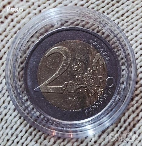 Рядка Монета  от 2 евро 2001г (Дървото на живота)