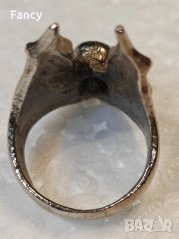 Рокерски пръстен от 80 те, снимка 7 - Антикварни и старинни предмети - 52080317