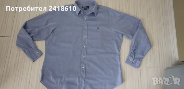 POLO Ralph Lauren Pique Cotton  Mens Size 2XL ОРИГИНАЛ! Мъжка Лятна Риза!, снимка 4 - Ризи - 50736691