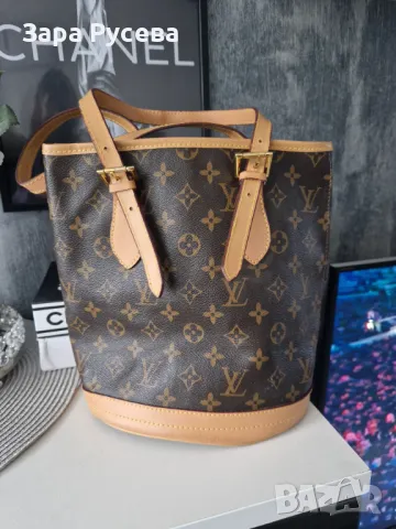 Оригинална чанта Louis Vuitton. Ест.кожа и сериен номер, снимка 1 - Чанти - 49343580