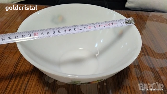 френски аркопал купа , снимка 2 - Антикварни и старинни предмети - 13825330