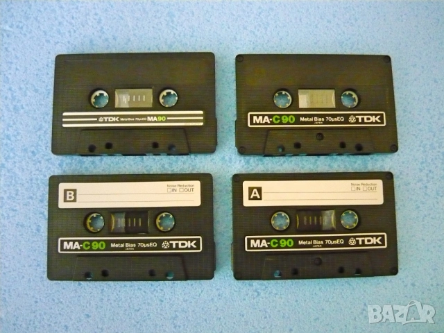 TDK MA C-90 метална аудио касета, снимка 2 - Декове - 52804512