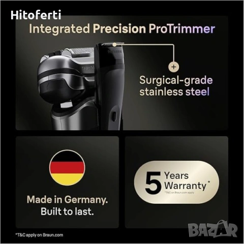  Електрическа самобръсначка Braun Series 9 PRO+модел 9625S, снимка 2 - Машинки за подстригване - 53758923