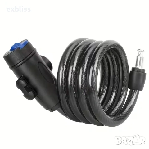 Здраво заключване за колело 86см с водоустойчива ключалка, снимка 7 - Части за велосипеди - 53387813