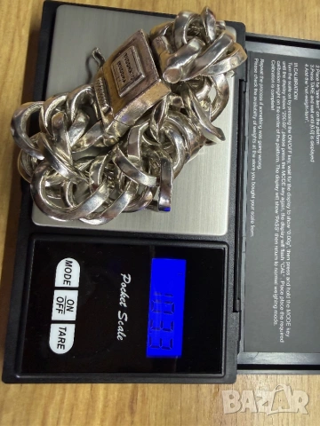 Buddha to Buddha Chain Big  -сребърна гривна, снимка 8 - Гривни - 50364843