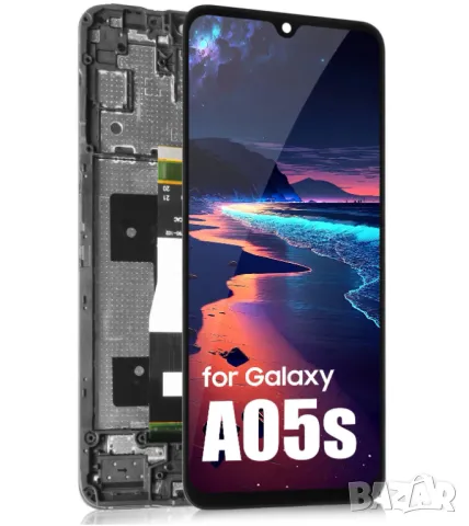 Дисплей за Samsung Galaxy A05s, тъчскрийн, A057M, екран 05s, A057F, A057M, A057G, тъч скрийн с рамка, снимка 1 - Резервни части за телефони - 49280631