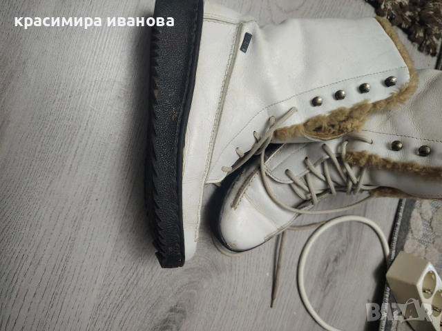 Дамски боти естествена кожа 37 н, снимка 6 - Дамски боти - 53585438