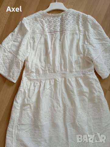 Нова бяла 2-3ХЛ рокля, снимка 1 - Рокли - 45382967