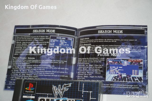 Игра за PS1 WWF SmackDown!, снимка 8 - Игри за PlayStation - 43662377