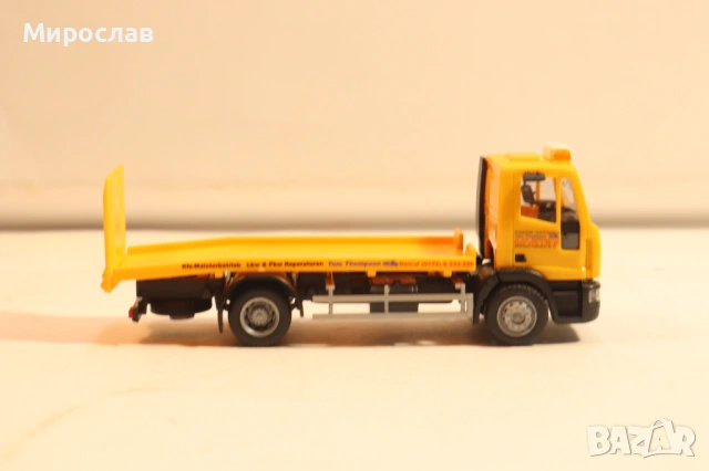 RIETZE H0 1/87 IVECO РЕПАТРАК ПЛАТФОРМА КАМИОН МОДЕЛ, снимка 5 - Колекции - 54222847