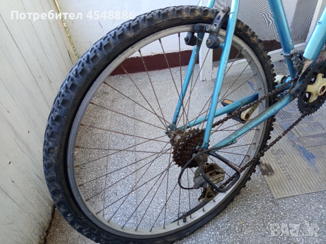 Продавам велосипед в недобро състояние, за ремонт, 26 цола, снимка 4 - Велосипеди - 54139286