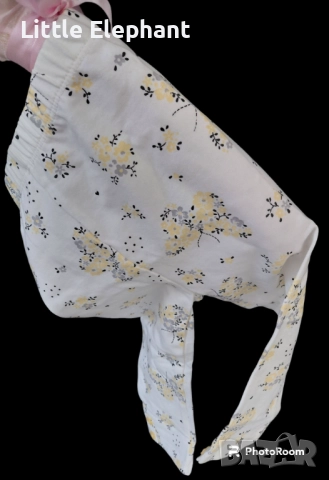 Клинче за 9-12 мес мом пеперудени цветя черно и жълто,колекция"Butterflies",Англия/нова