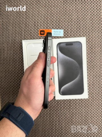 КАТО НОВ❗iPhone 15 Pro Лизинг от 46лв/м / Black Titanium ️128Gb черен, снимка 8 - Apple iPhone - 52615322