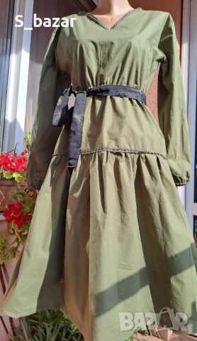 Нова,памучна рокля,р-р с/м