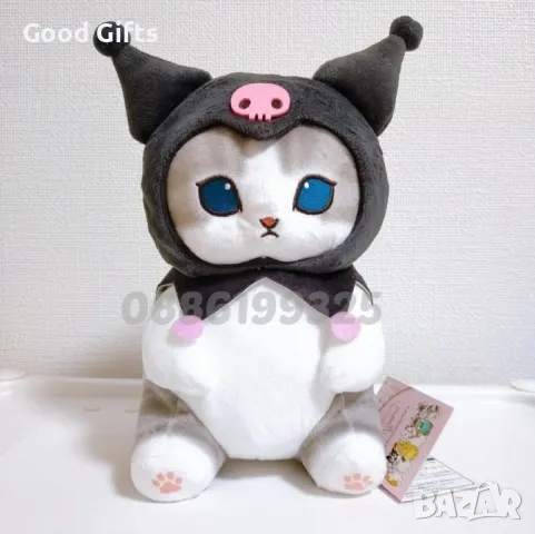 Плюшено Коте Hello Kitty Kuromi Sanrio Melody, Кити плюшена играчка, снимка 5 - Плюшени играчки - 46860866