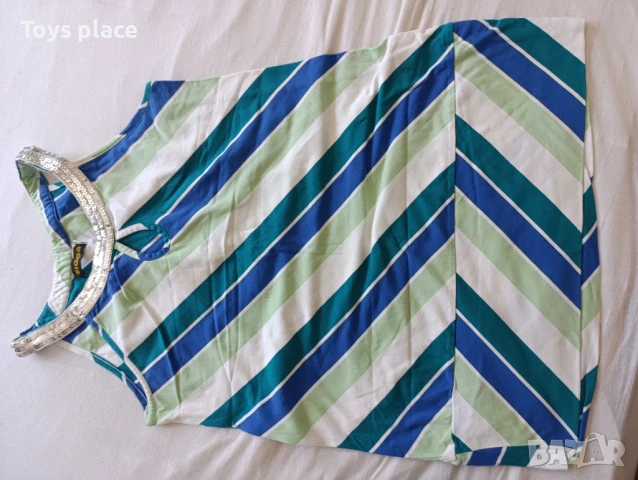 L/XL Лот туника/тениска в цвят тюркоаз , снимка 5 - Туники - 51063589