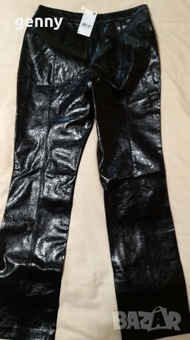 Mango, Нови кожени панталони , снимка 3 - Панталони - 52300452