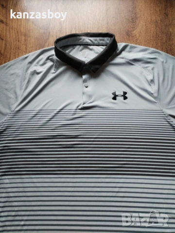 Under Armour - страхотна мъжка тениска КАТО НОВА ХЛ, снимка 3 - Тениски - 54057600
