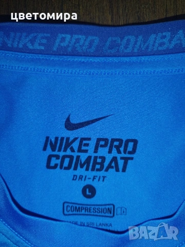 Nike pro combat размер L, снимка 4 - Тениски - 54148333