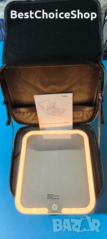 Чанта за грим и накити с 10x увеличаващо огледало регулируема яркост, снимка 3 - Други - 53852205