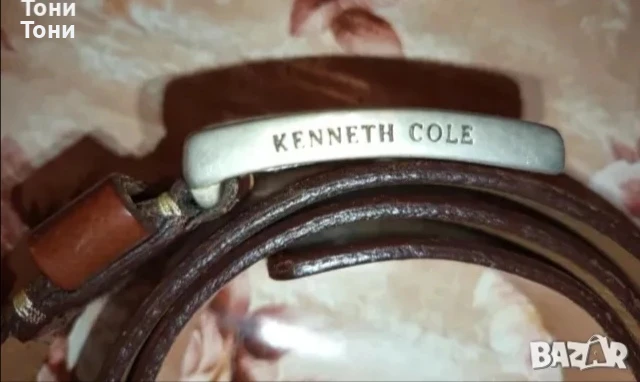 KENNETH COLE Оригинал Нов Мъжки Колан Изцяло от Естествена Кожа 115см. , снимка 7 - Колани - 50948987